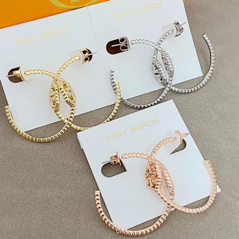 kate spade Hexagonal Hollow Alphabet Earrings